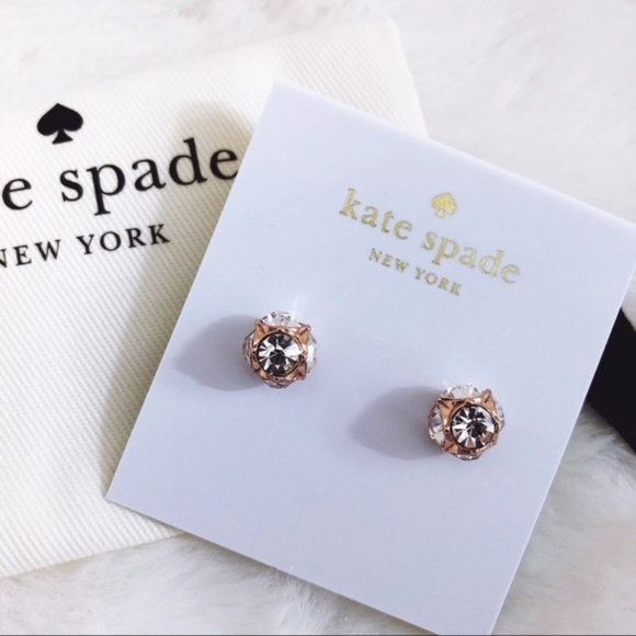 kate spade Jewelry - Kate Spade Rose Gold Studs